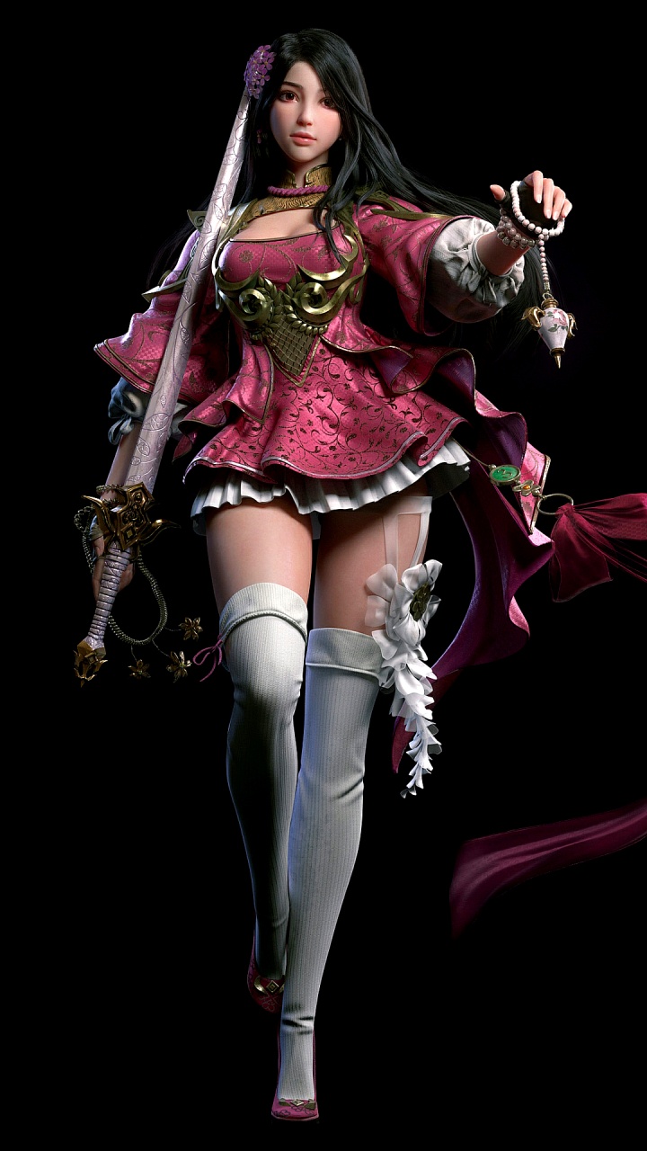 Обои женщина воин, женщина - моя жизнь для моих детей, перчатка, пурпур, бедра в разрешении 720x1280