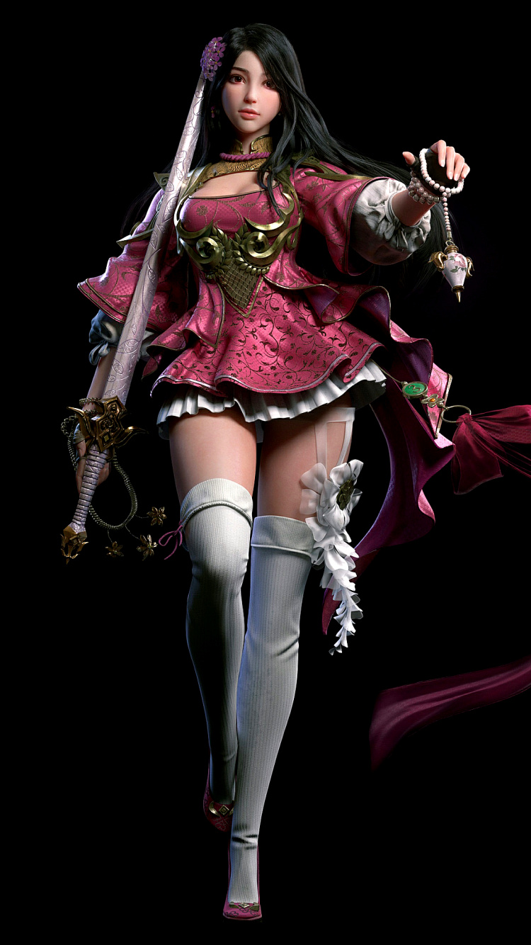 Обои женщина воин, женщина - моя жизнь для моих детей, перчатка, пурпур, бедра в разрешении 750x1334