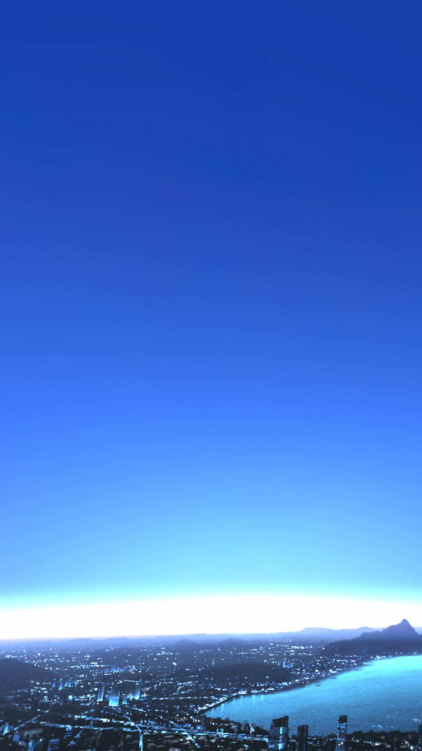 Обои земля, атмосфера, горизонт, дневное время, облако в разрешении 1440x2560