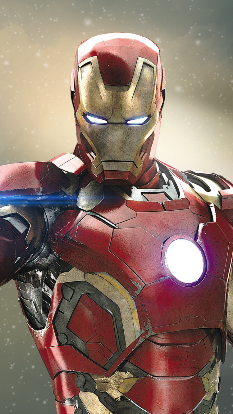 Обои Железный человек, мститель, комиксы Марвел, супергерой, компьютерная игра в разрешении 750x1334