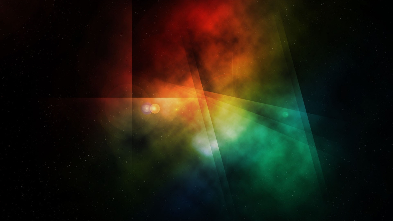 Обои атмосфера земли, свет, туманность, тьма, спецэффекты в разрешении 1366x768