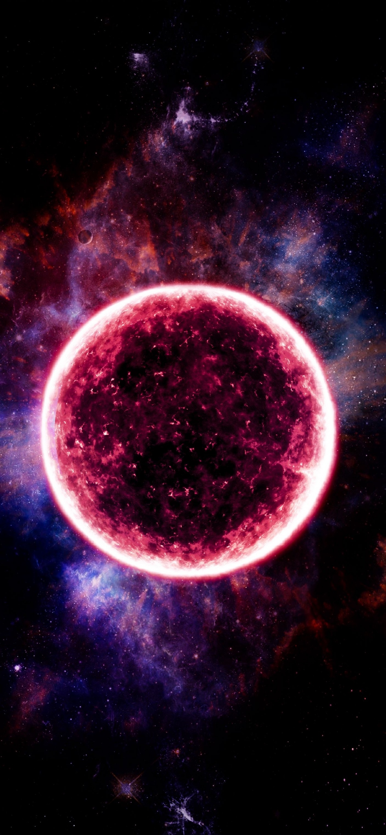 Обои Галактика, земля, планета, космос, звезда в разрешении 1242x2688