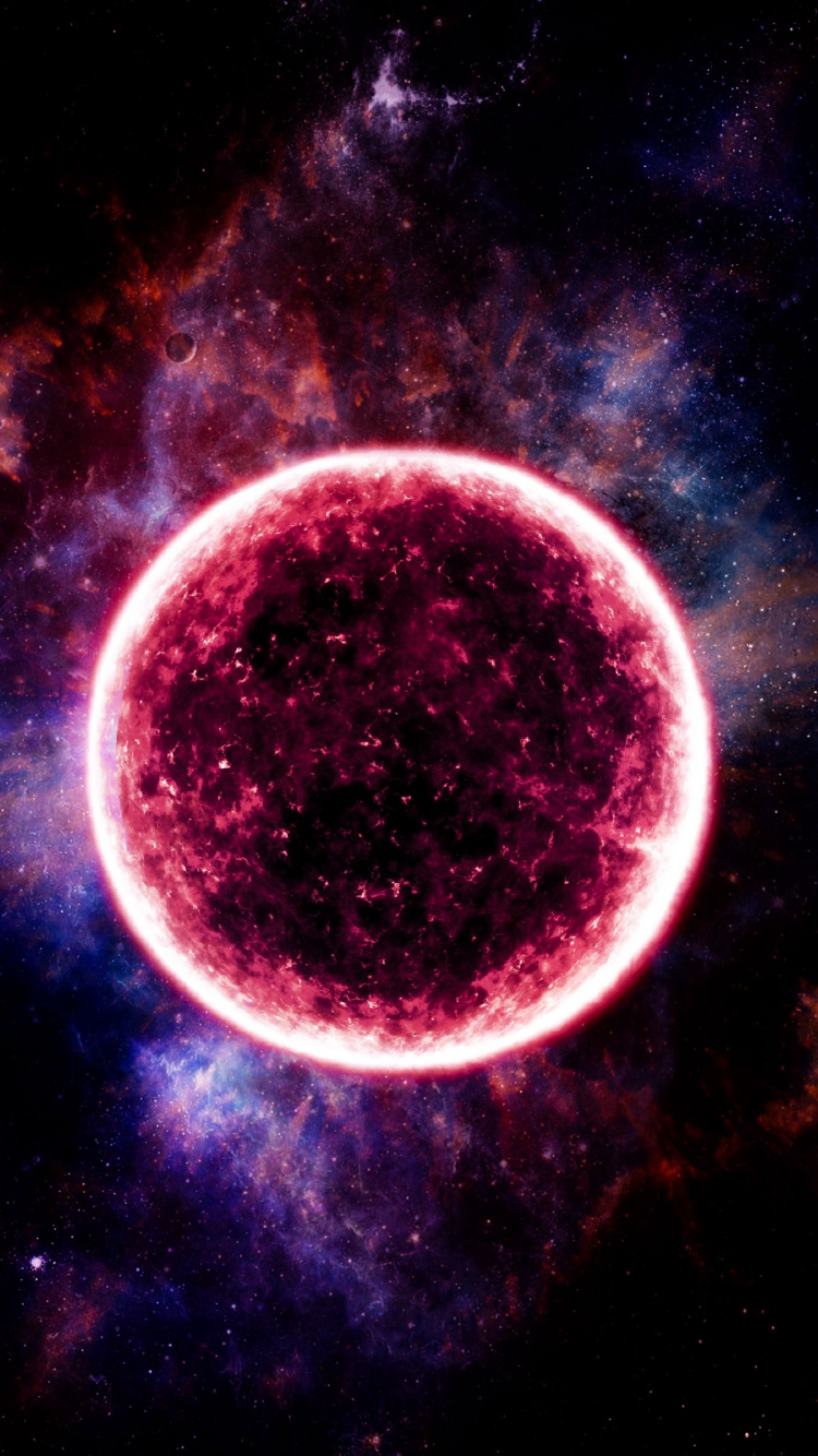 Обои Галактика, земля, планета, космос, звезда в разрешении 750x1334