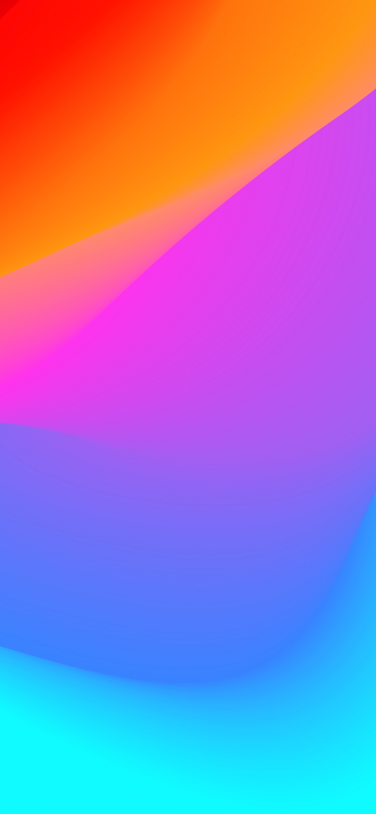 Обои Оранжевый цвет, красочность, пурпур, синий, Фиолетовый в разрешении 1242x2688