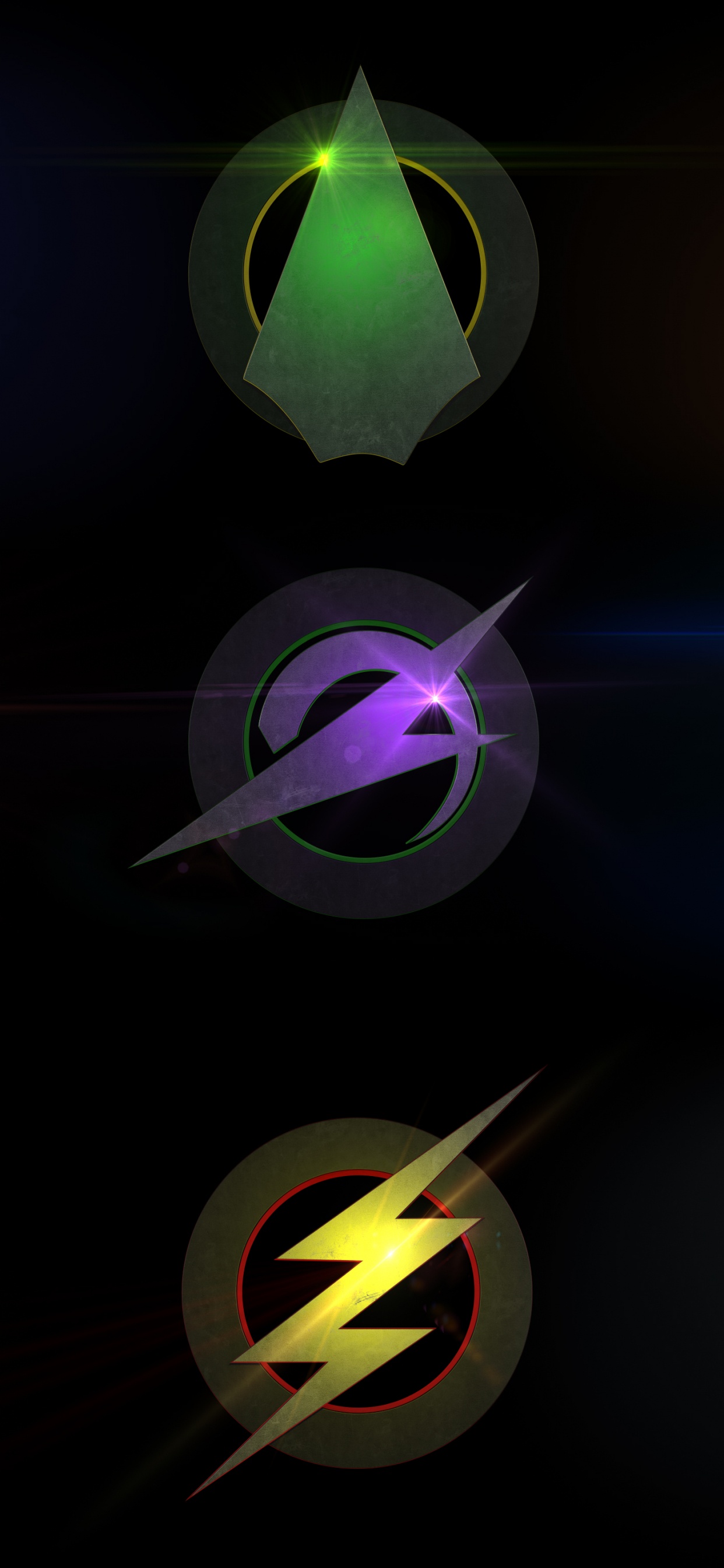 Обои телевизионное шоу, телевидение, тепловая волна, неон, графика в разрешении 1242x2688