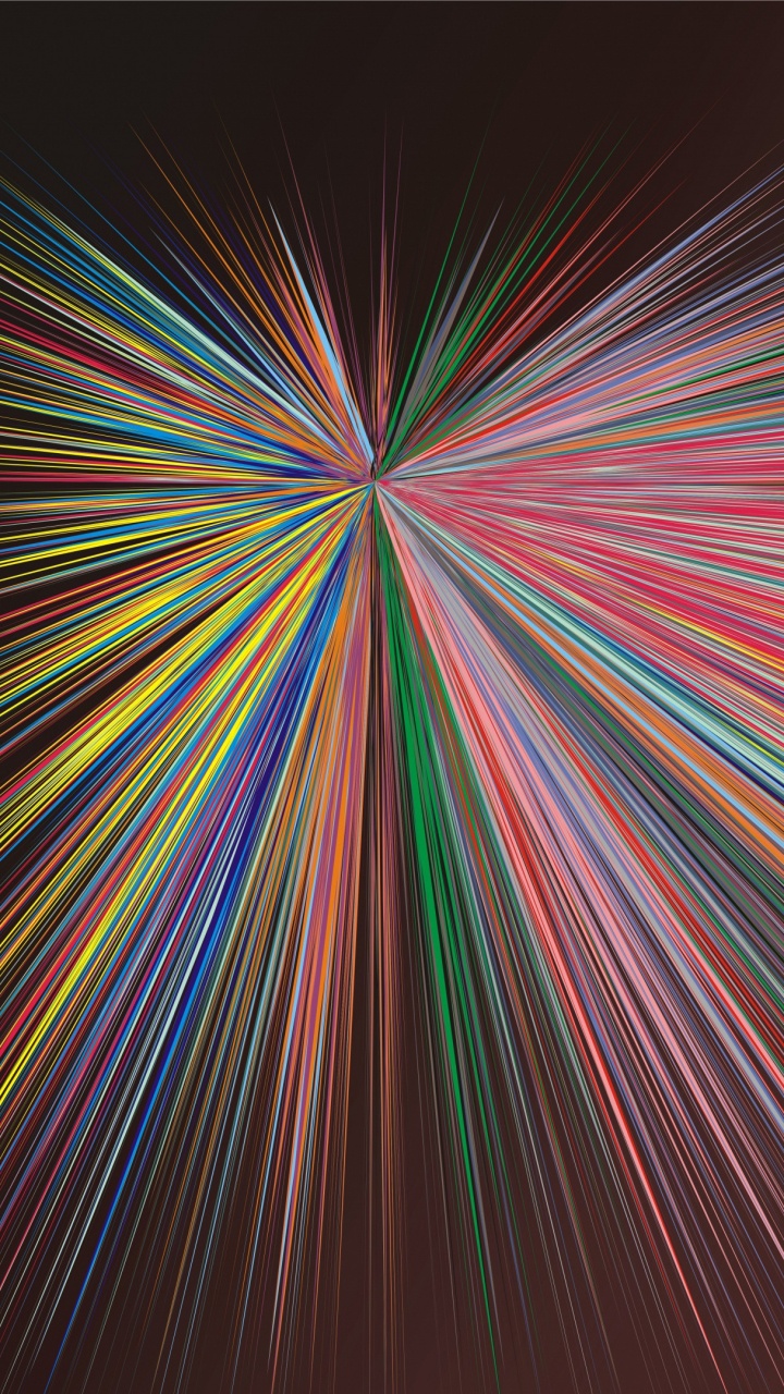 Обои свет, красный цвет, желтый, линия, узор в разрешении 720x1280