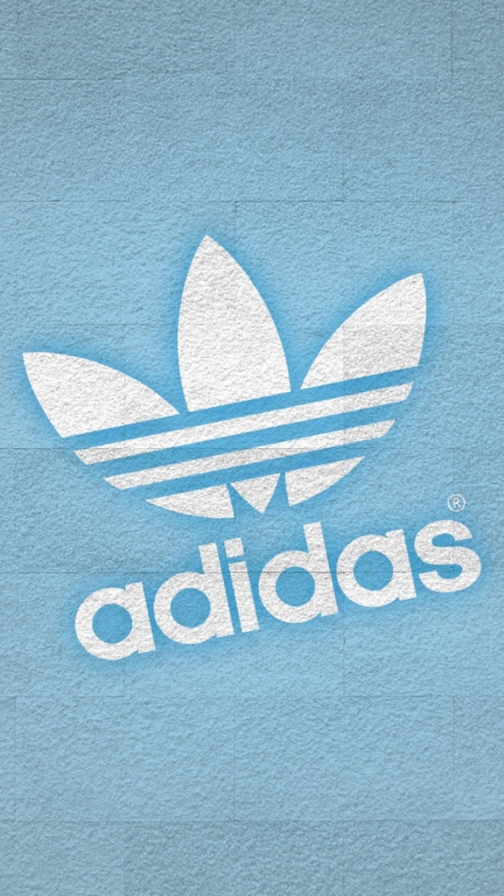 Обои adidas, лого, марка, графика, шрифт в разрешении 720x1280