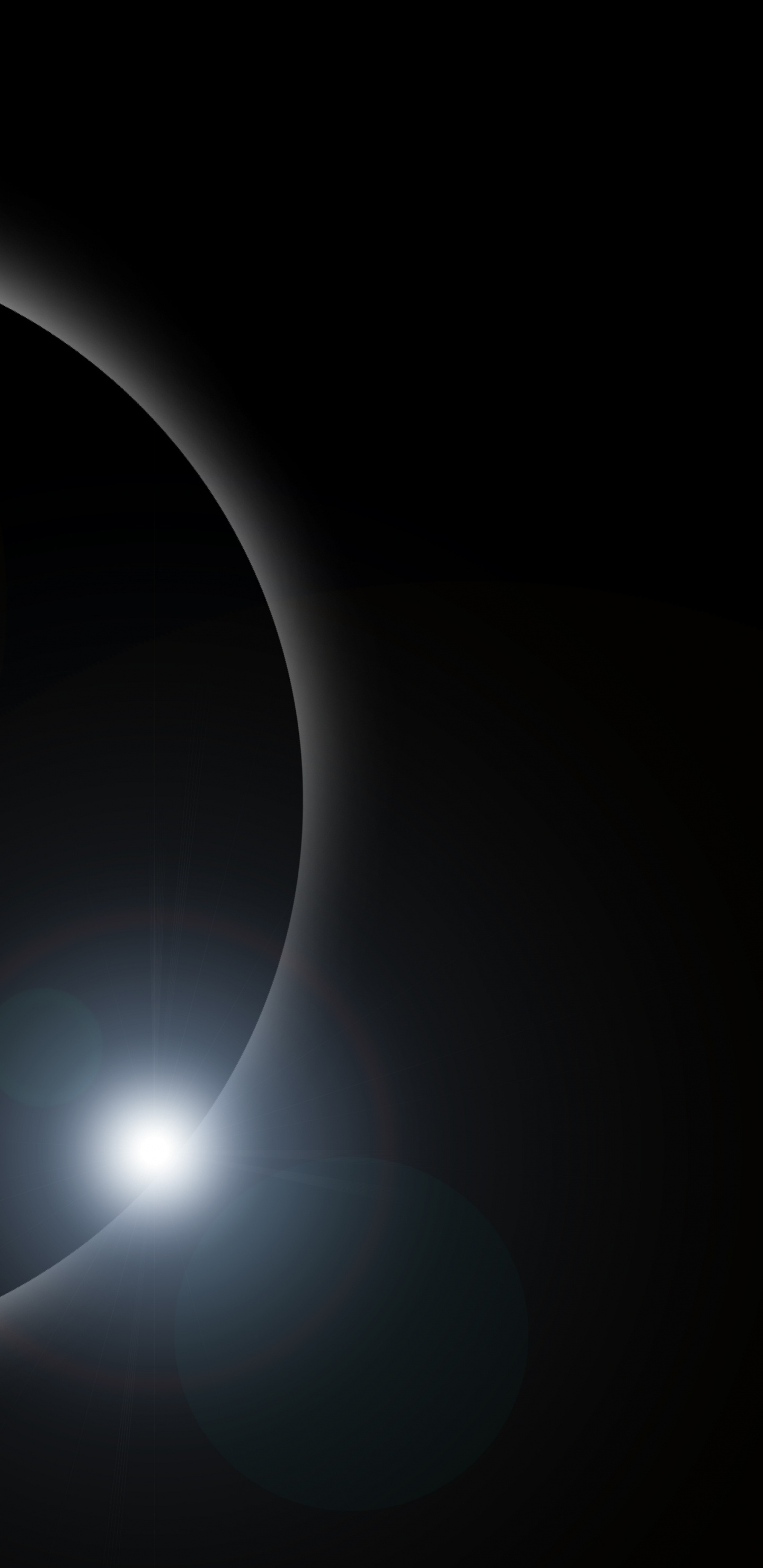 Обои атмосфера, затмение, луна, астрономический объект, свет в разрешении 1440x2960