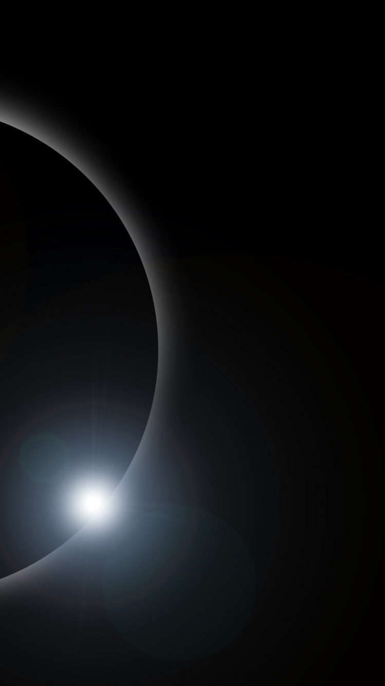 Обои атмосфера, затмение, луна, астрономический объект, свет в разрешении 750x1334