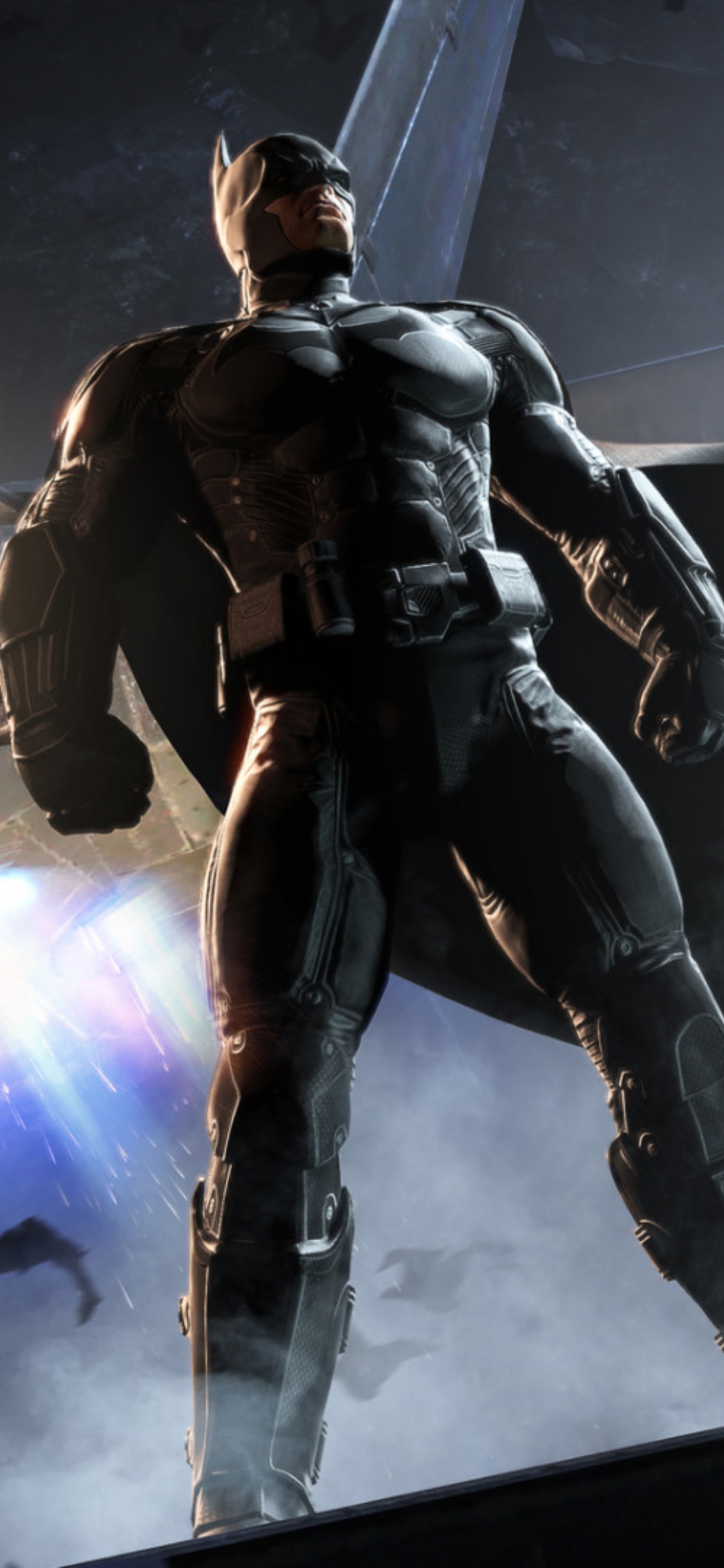 Обои Бэтмен летопись аркхема, Бэтмен аркхем Сити, Бэтмен рыцарь аркхема, Бэтмен аркхем асилум, Бэтмен в разрешении 1125x2436