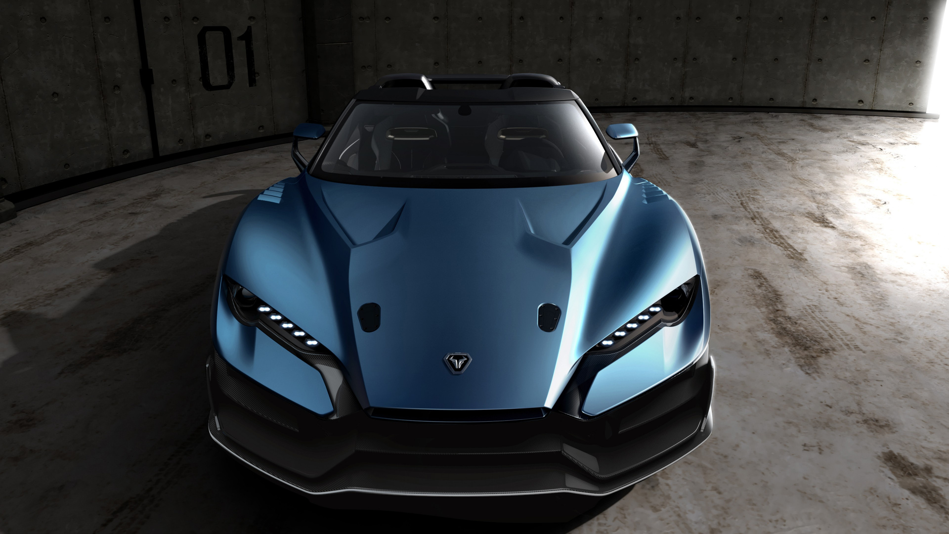 Обои italdesign zerouno спереди, italdesign zerouno, Italdesign Джуджаро, italdesign, легковые автомобили в разрешении 1920x1080