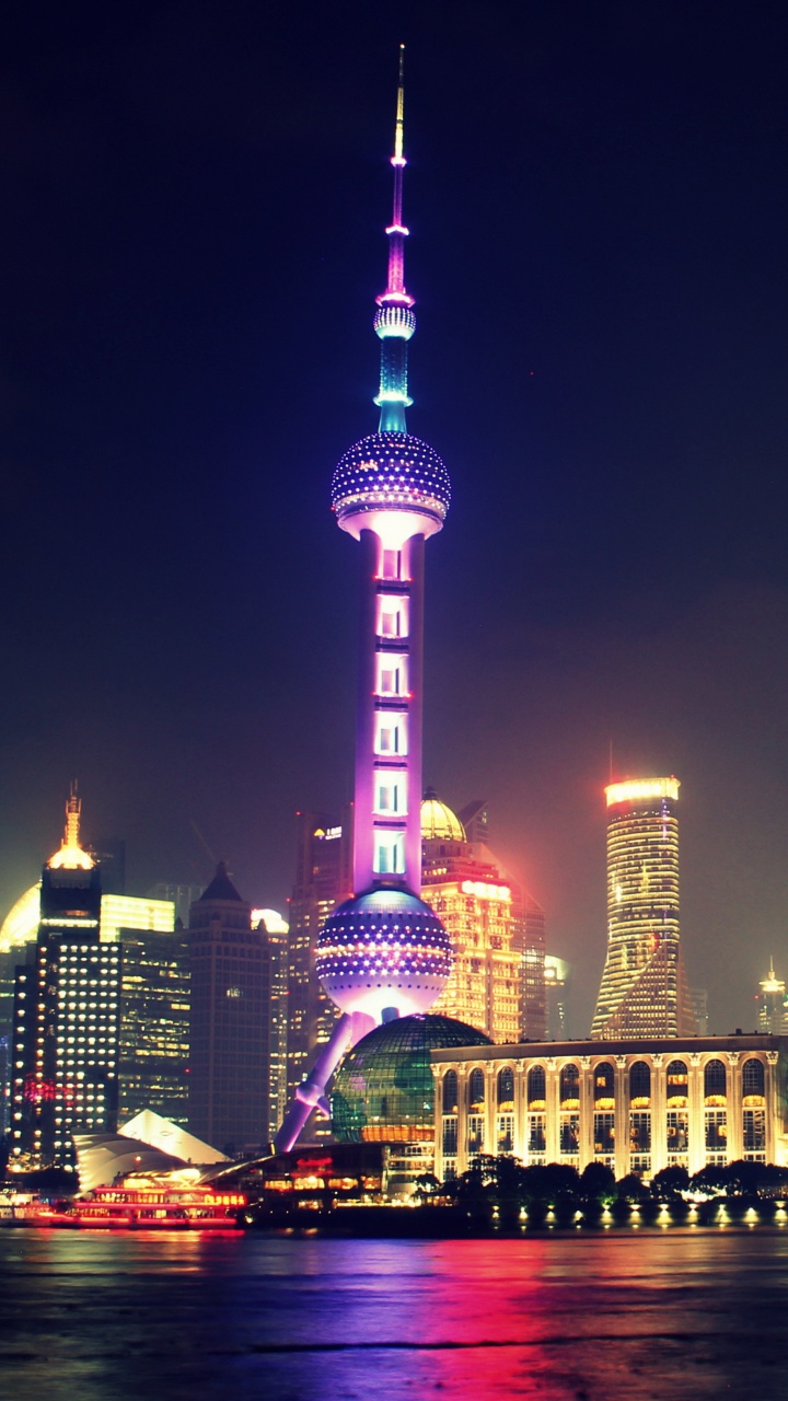 Обои городской пейзаж, город, ориентир, небоскреб, метрополия в разрешении 720x1280