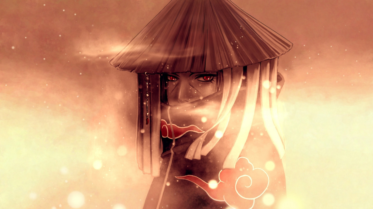 Обои Итачи Учиха, Саске Учиха, Акацуки, шаринган, свет в разрешении 1280x720