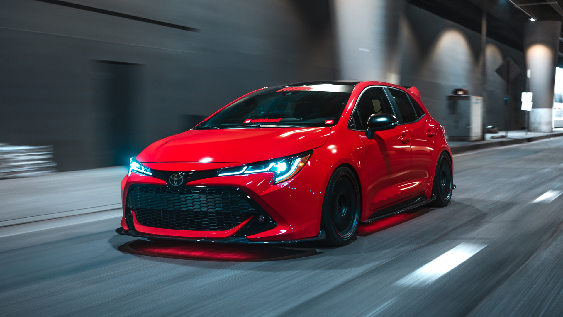 Обои Toyota Corolla Хэтчбек Спорт 2020, 2019 Тойота Corolla Хэтчбек ...