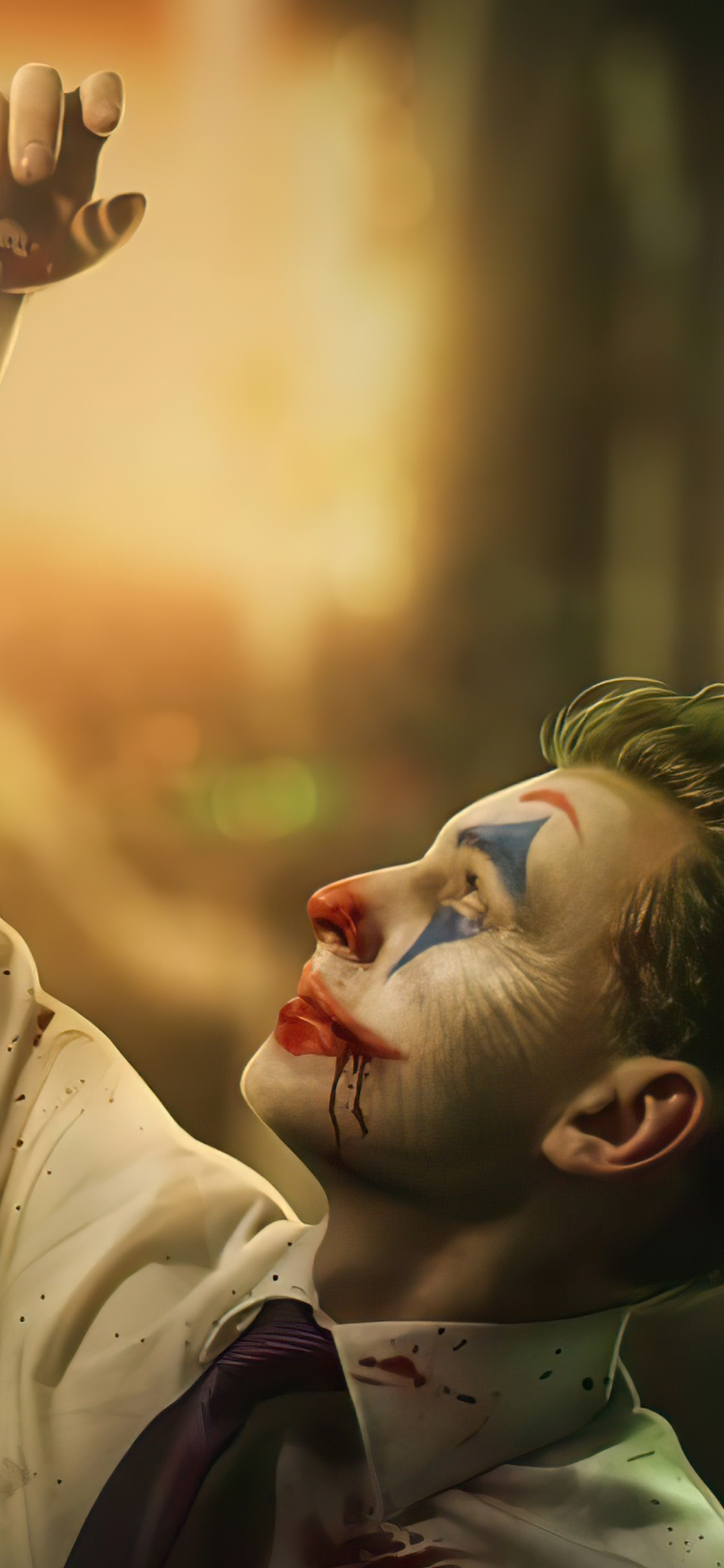 Обои Джокер, человек, арт, Бэтмен, суперзлодей в разрешении 1125x2436