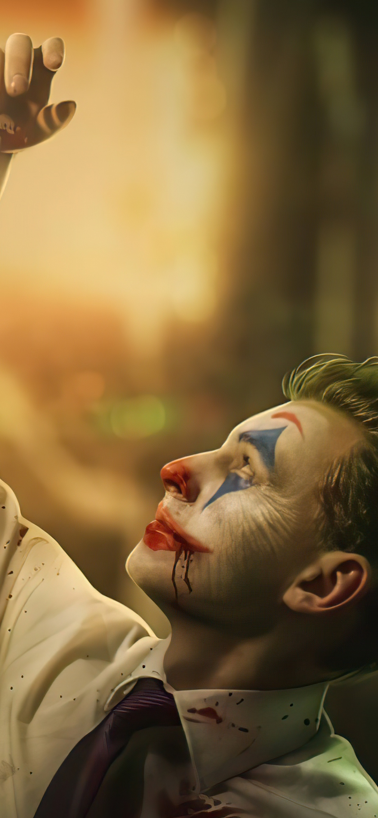 Обои Джокер, человек, арт, Бэтмен, суперзлодей в разрешении 1242x2688