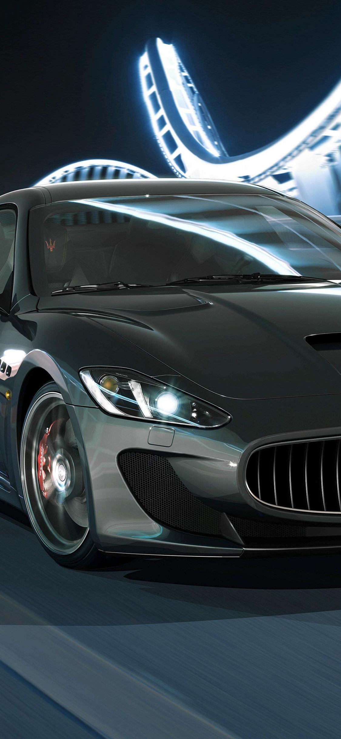 Обои 2018 Мазерати прекрасная, Мазерати, maserati quattroporte, авто, maserati granturismo в разрешении 1125x2436