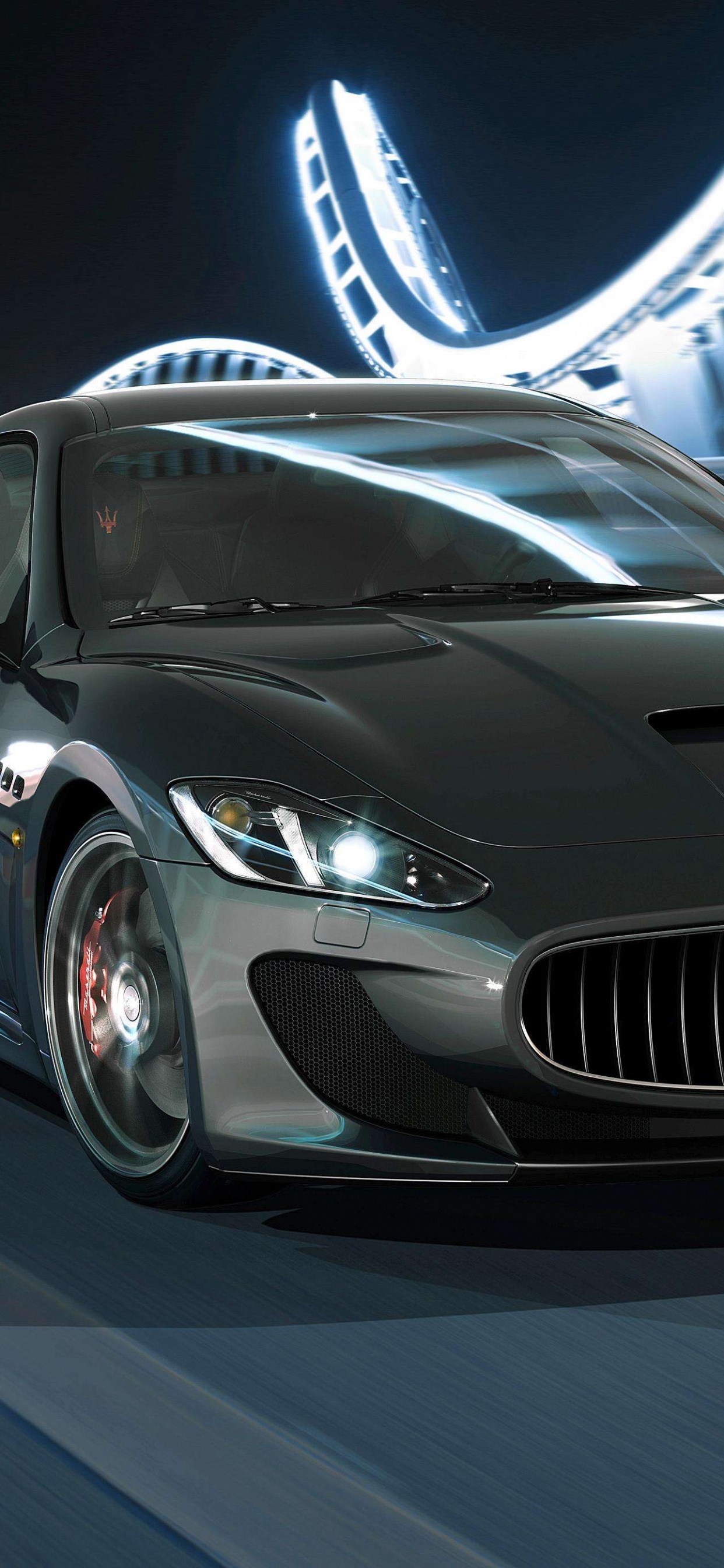 Обои 2018 Мазерати прекрасная, Мазерати, maserati quattroporte, авто, maserati granturismo в разрешении 1242x2688