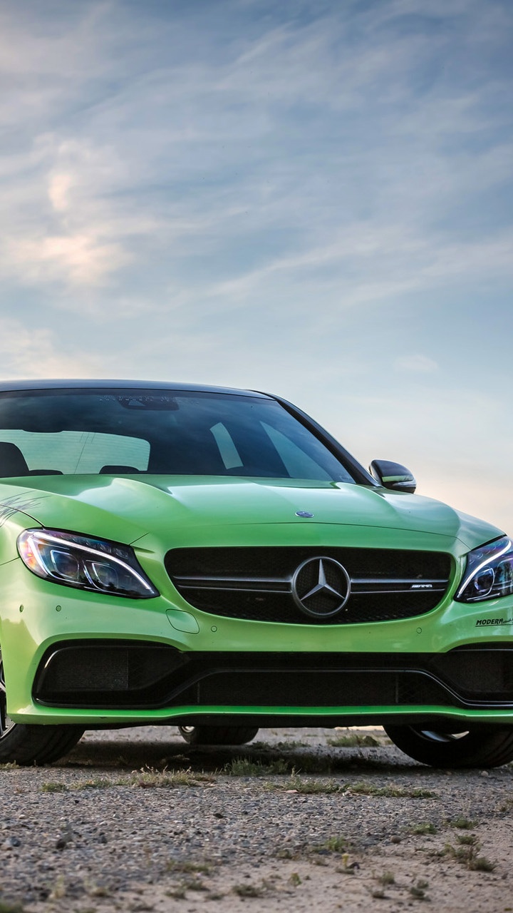 Обои авто, колесо, обод, mercedes benz c class, Литые диски в разрешении 720x1280