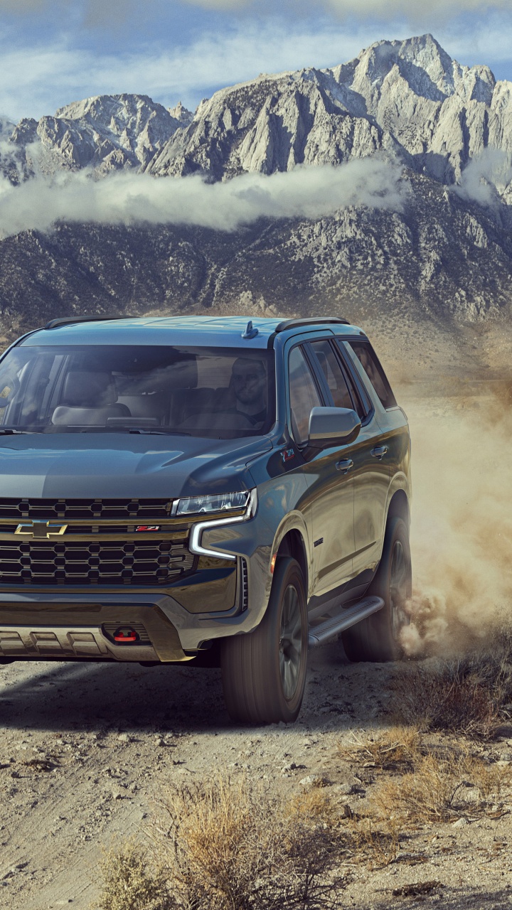 Обои тахо 2021, Chevrolet Suburban 2021 года, Шевроле, Дженерал Моторз, легковые автомобили в разрешении 720x1280