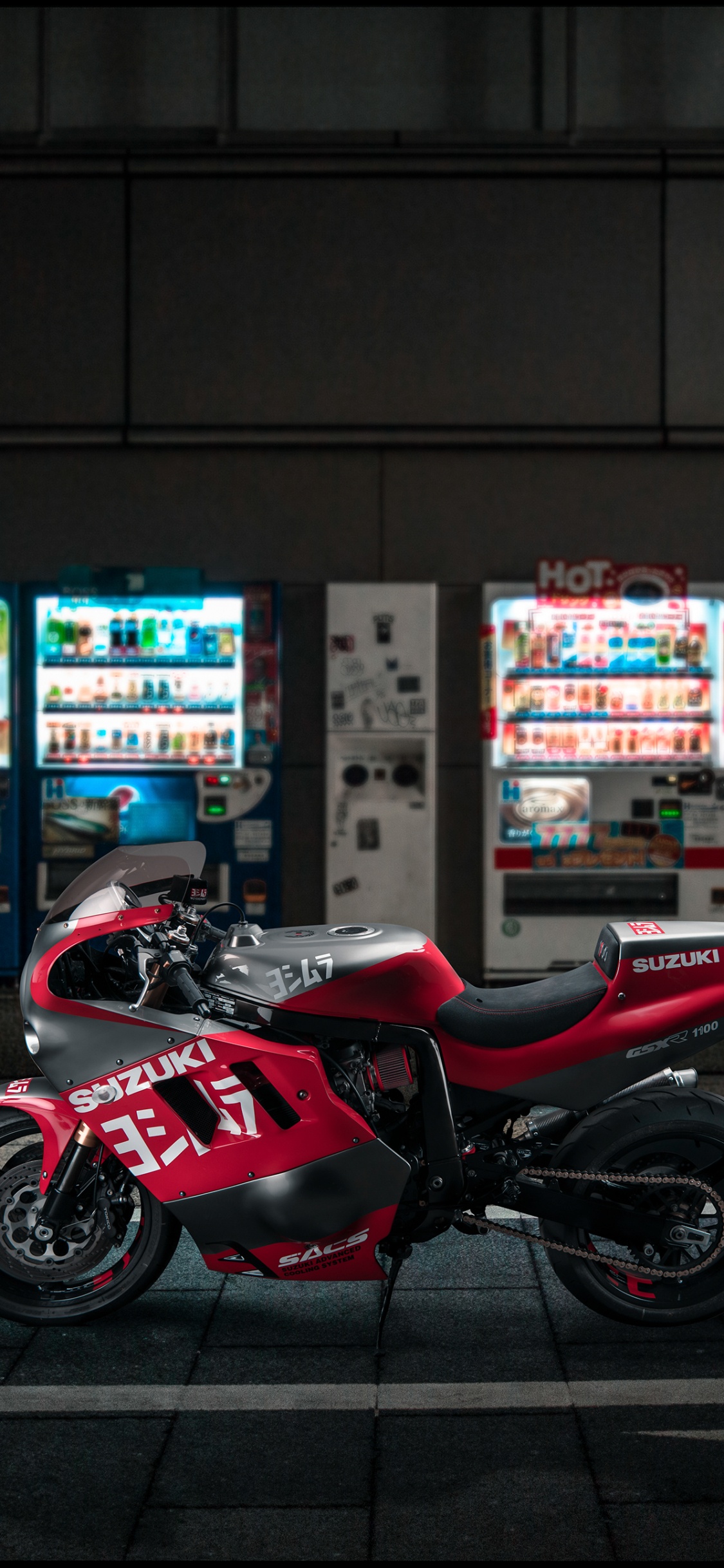 Обои Сузуки gsxr 1100 Веном, suzuki, мотоцикл, Судзуки системы GSX-r1100 компания-производитель, Сузуки хаябуса в разрешении 1125x2436