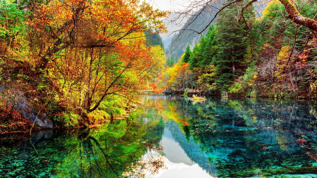 Обои парк, национальный парк, природа, отражение, вода в разрешении 1280x720