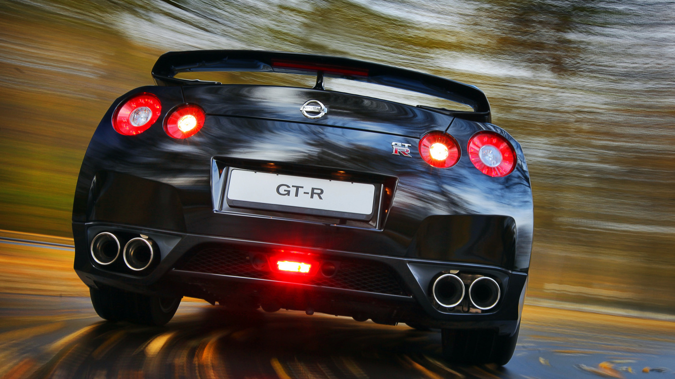 Обои nissan gt r, Ниссан, спорткар, авто, суперкар в разрешении 1366x768
