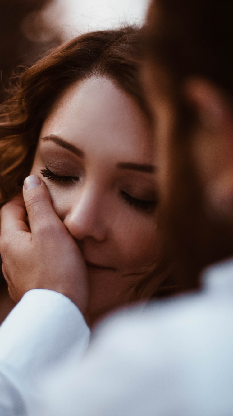 Обои пара, кожа, красота, нос, глаз в разрешении 750x1334