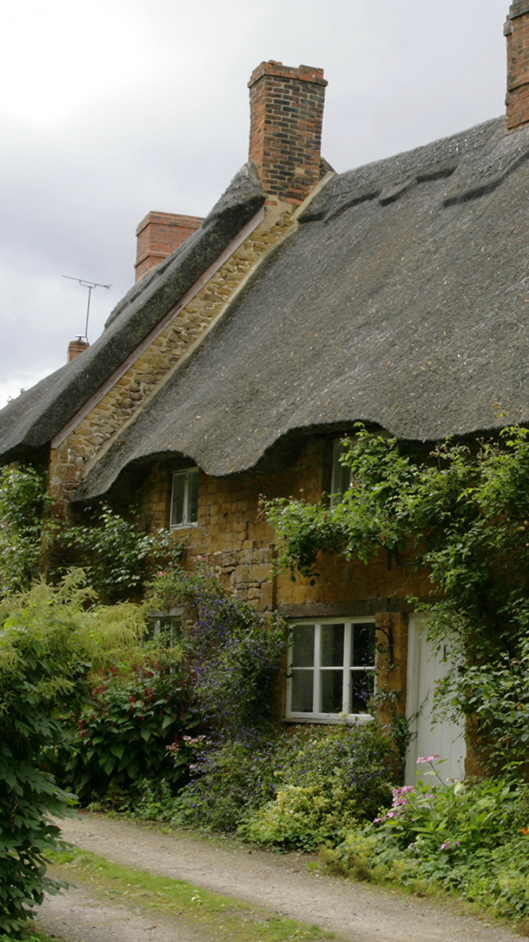 Обои коттедж, здание, Хаус, крыша, свойство в разрешении 750x1334