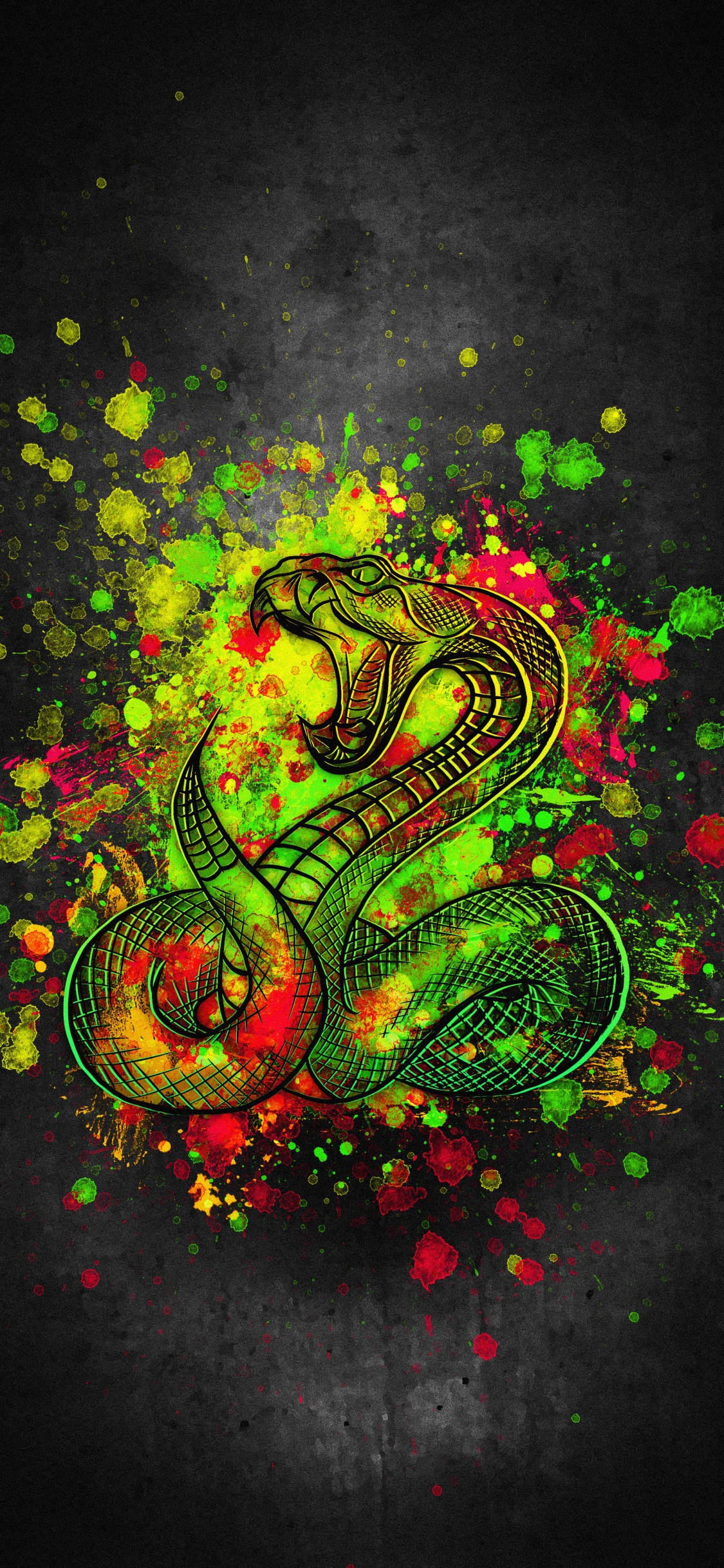 Обои Флора, визуальное искусство, графический дизайн, арт, узор в разрешении 1125x2436