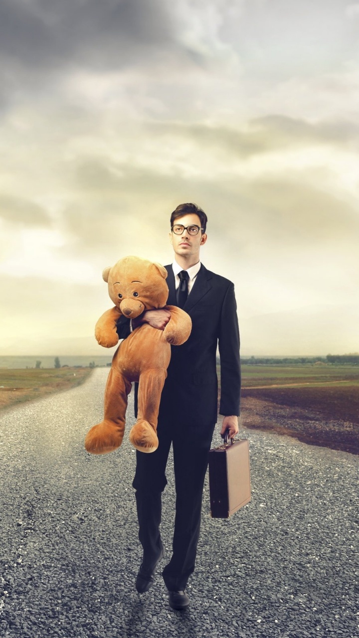 Обои мужчина, роман, облако, забава, Fhrungskraft в разрешении 720x1280