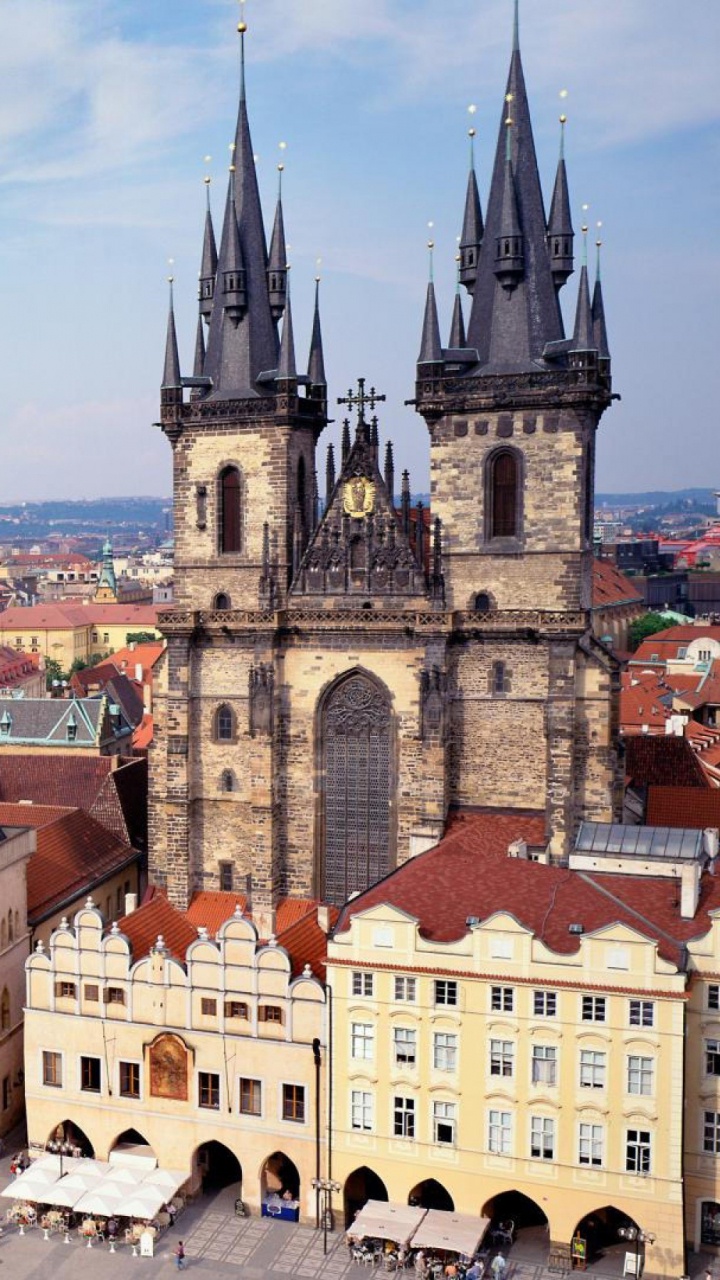 Обои староместская площадь, Пражский град, город, городок, ориентир в разрешении 720x1280