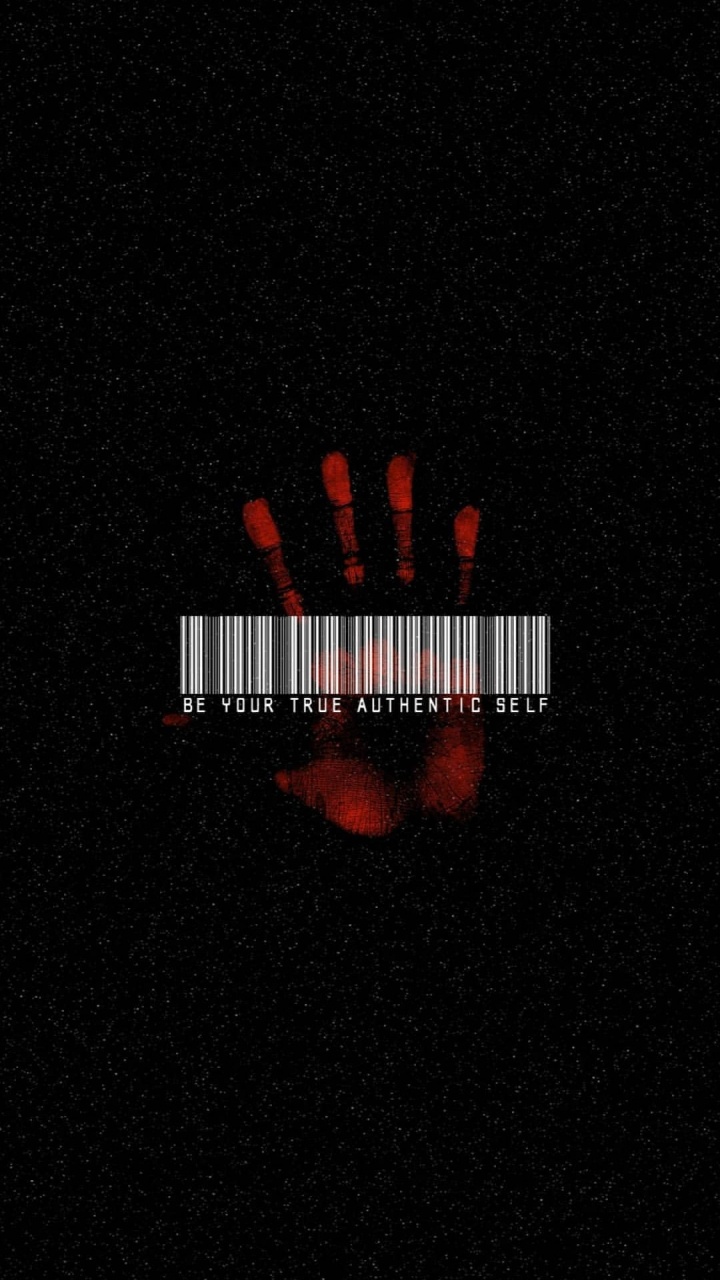 Обои не трогай мой телефон, жест, лого, узор, кармин в разрешении 720x1280