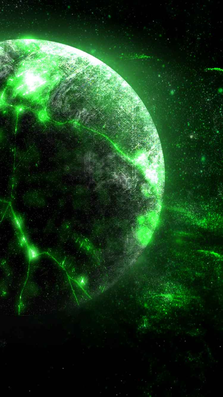 Обои Вселенная, Борг планеты, астрономический объект, атмосфера, темнота в разрешении 750x1334