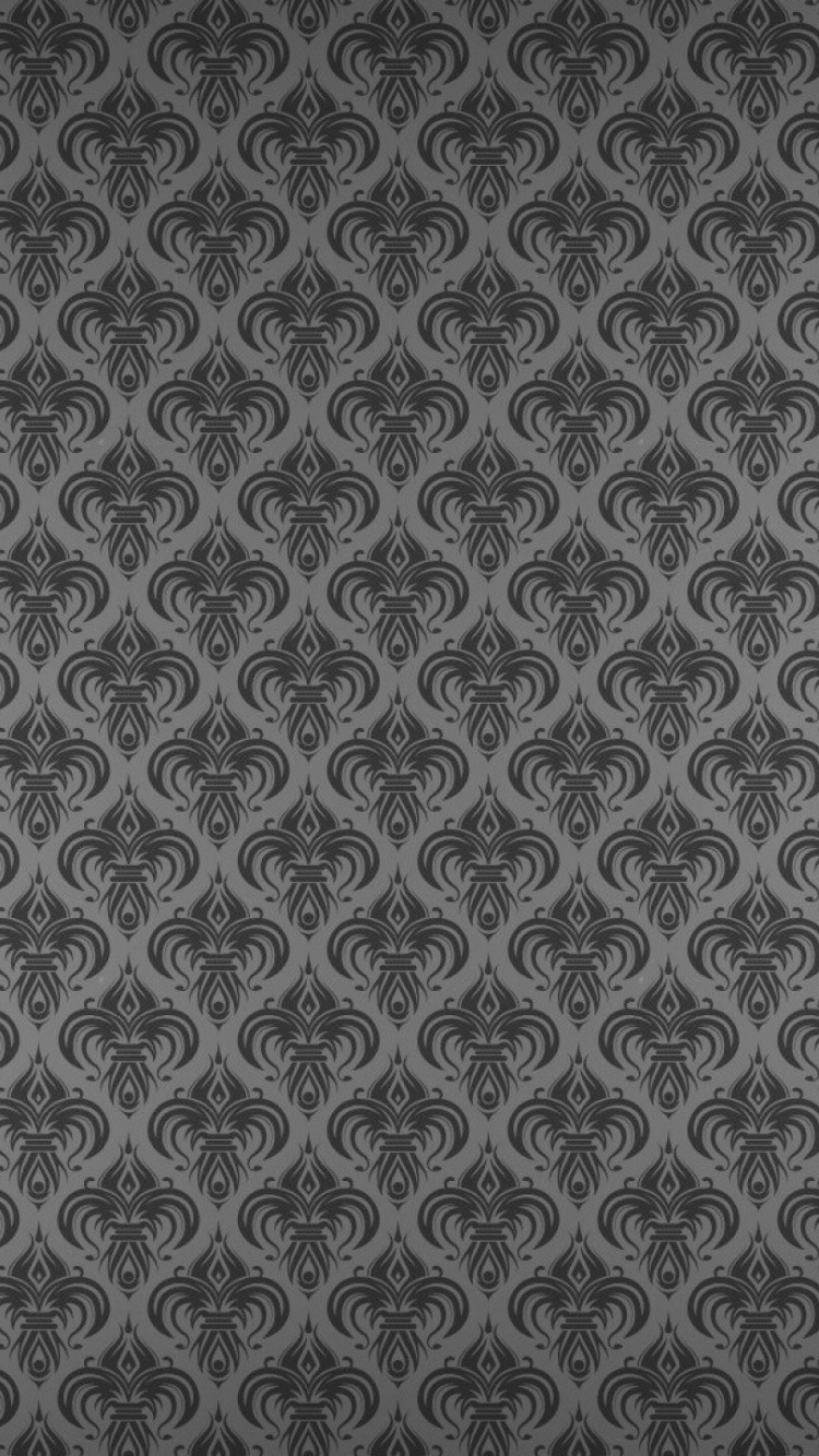 Обои текстура, узор, черный, дизайн, монохромный в разрешении 750x1334
