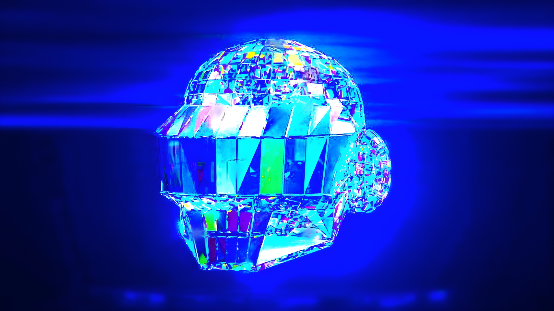 Обои Визуальный эффект освещения, Блокчейн игры, синий, электрик, симметрия в разрешении 1920x1080