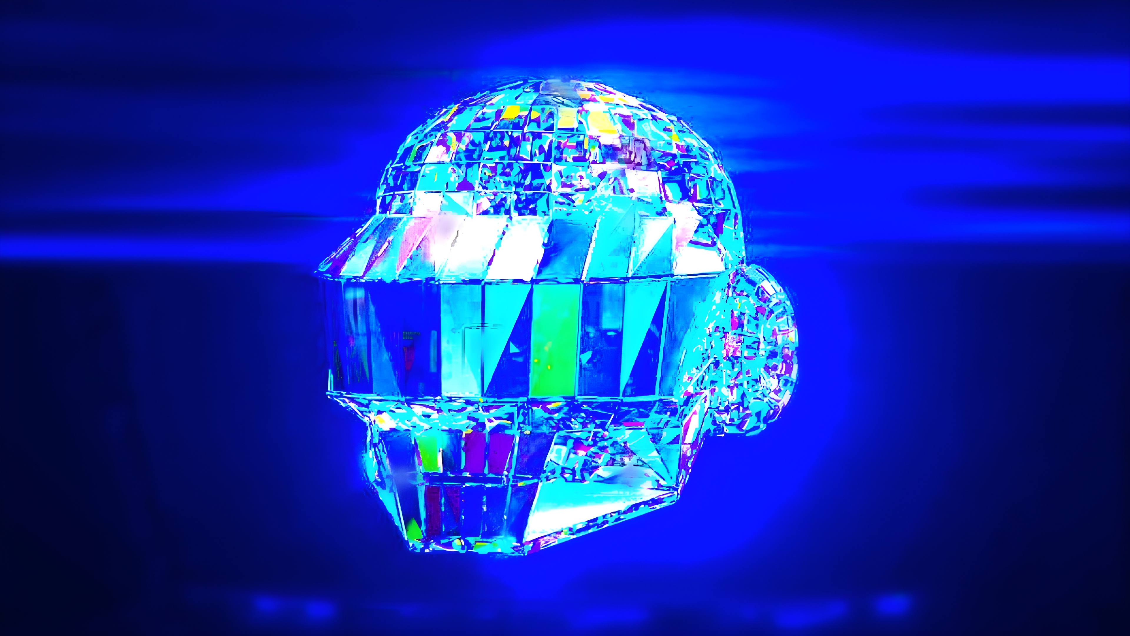 Обои Визуальный эффект освещения, Блокчейн игры, синий, электрик, симметрия в разрешении 3840x2160