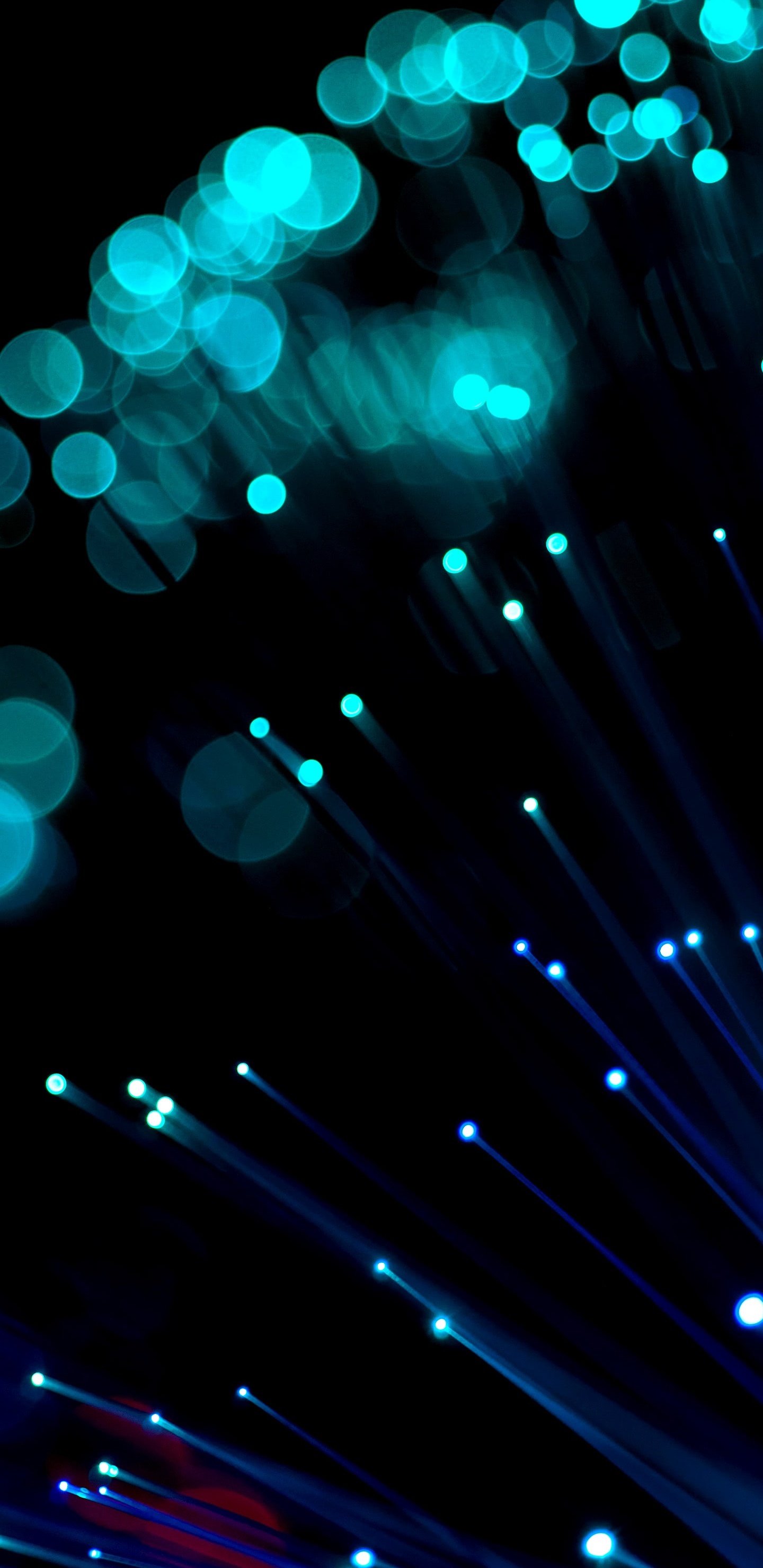 Обои оптическое волокно, автомобильное освещение, синий, развлечение, Визуальный эффект освещения в разрешении 1440x2960