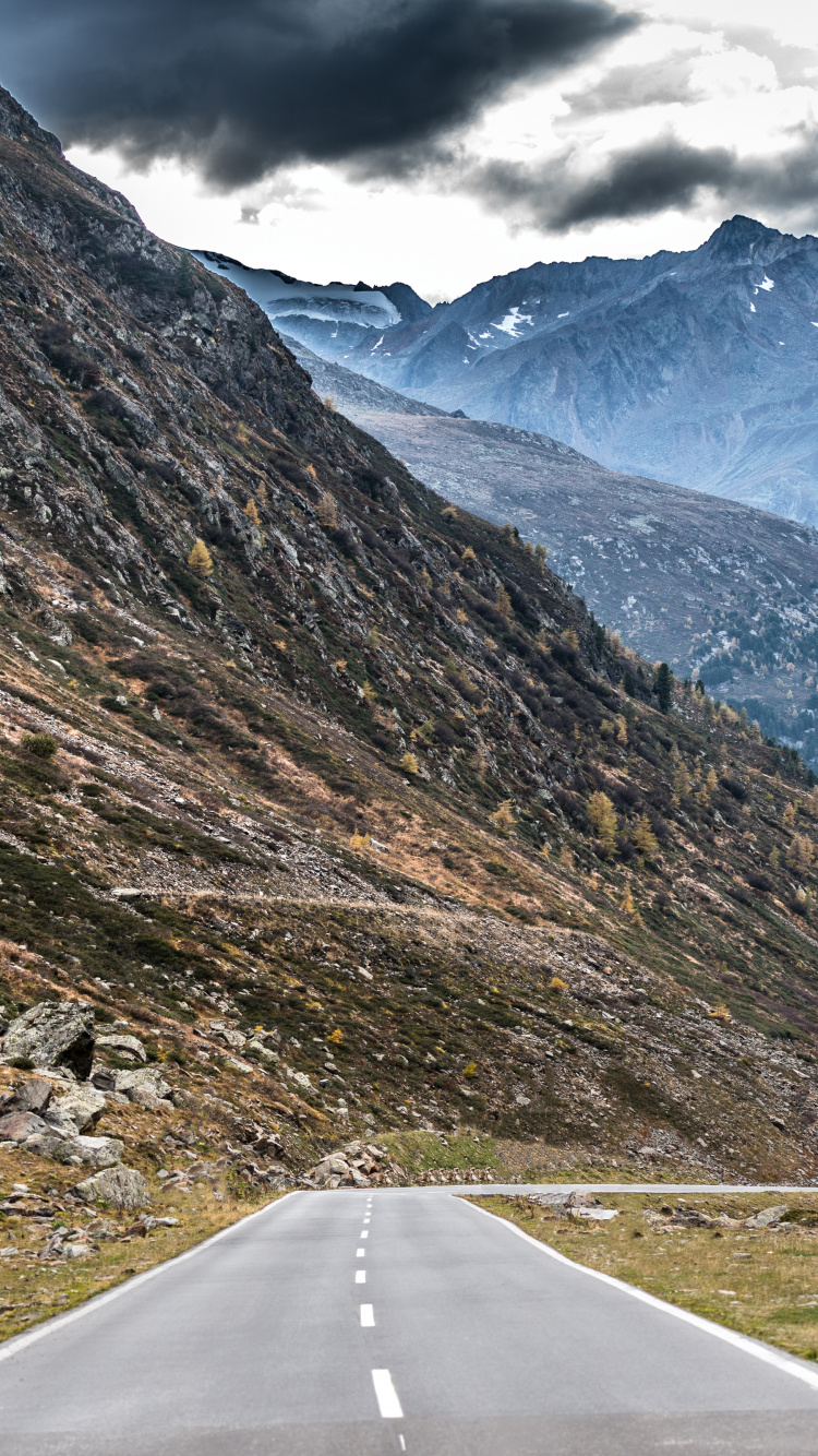 Обои горный перевал, гора, Стельвио, Transfgran, Гроссглокнер в разрешении 750x1334