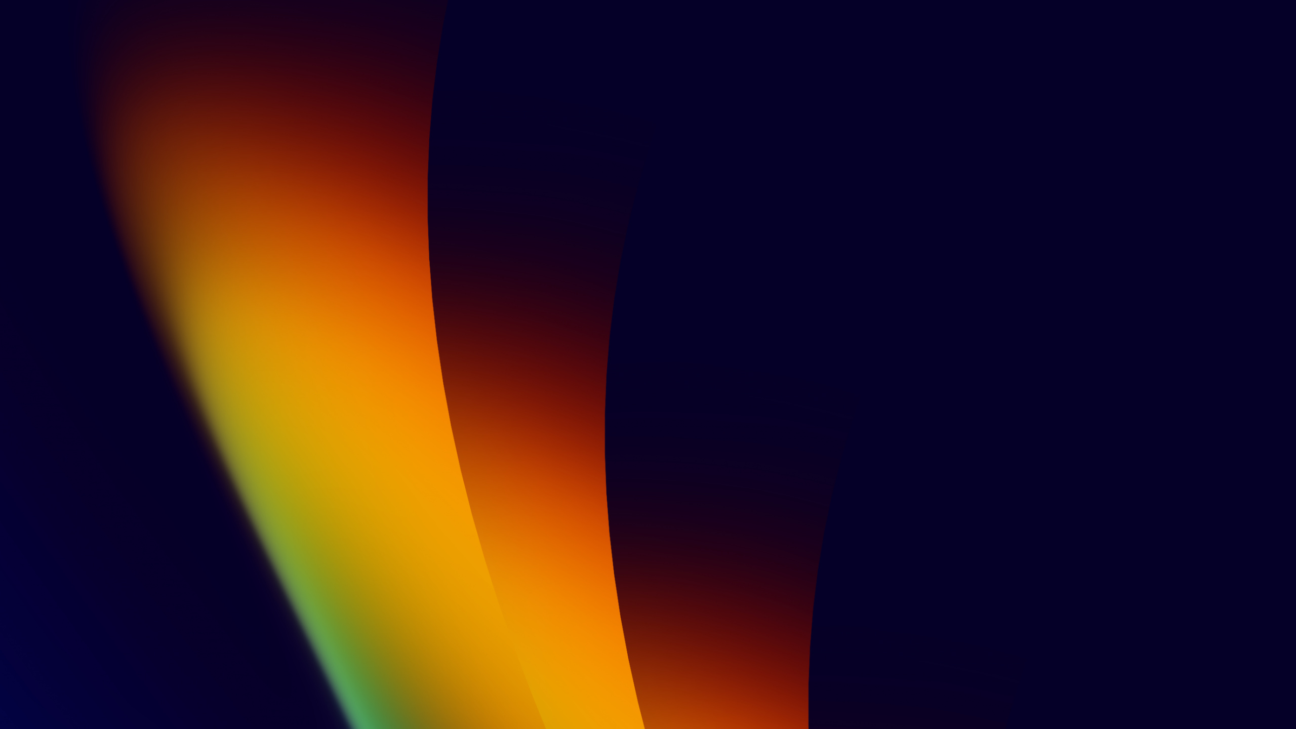 Обои Оранжевый цвет, атмосфера, лазурный, арт, материальное свойство в разрешении 2560x1440