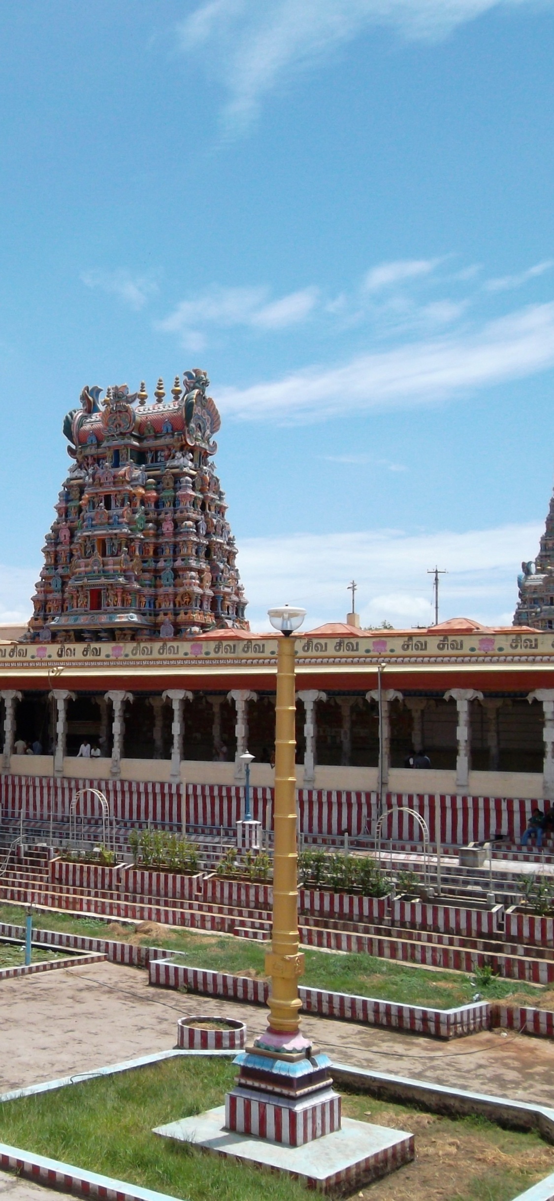 Обои Храма Минакши Амман, храм, здание, историческое место, древняя история в разрешении 1125x2436