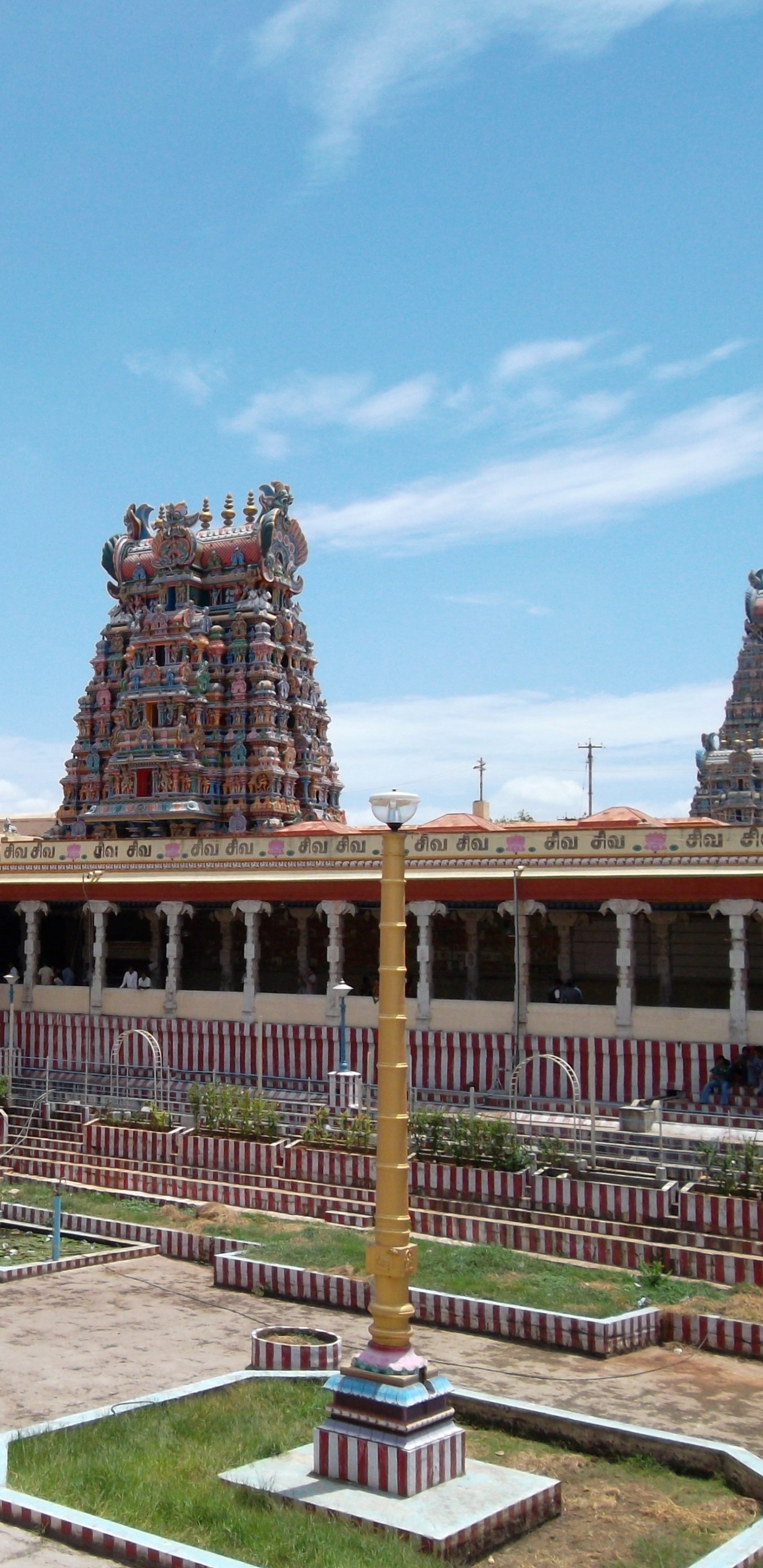 Обои Храма Минакши Амман, храм, здание, историческое место, древняя история в разрешении 1440x2960