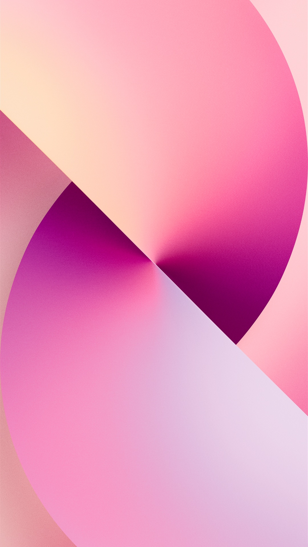 Обои iPhone 13 Official Stock Wallpaper in High Resolution (Pink) – Light в разрешении 1080x1920