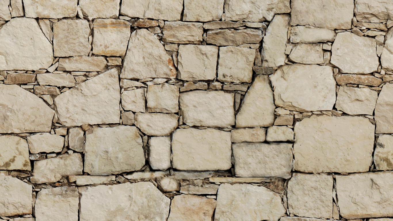 Обои каменная стена, стена, рок, узор, известняк в разрешении 1366x768