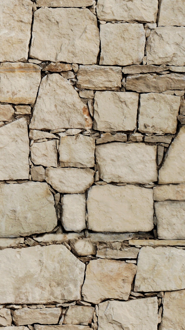 Обои каменная стена, стена, рок, узор, известняк в разрешении 720x1280