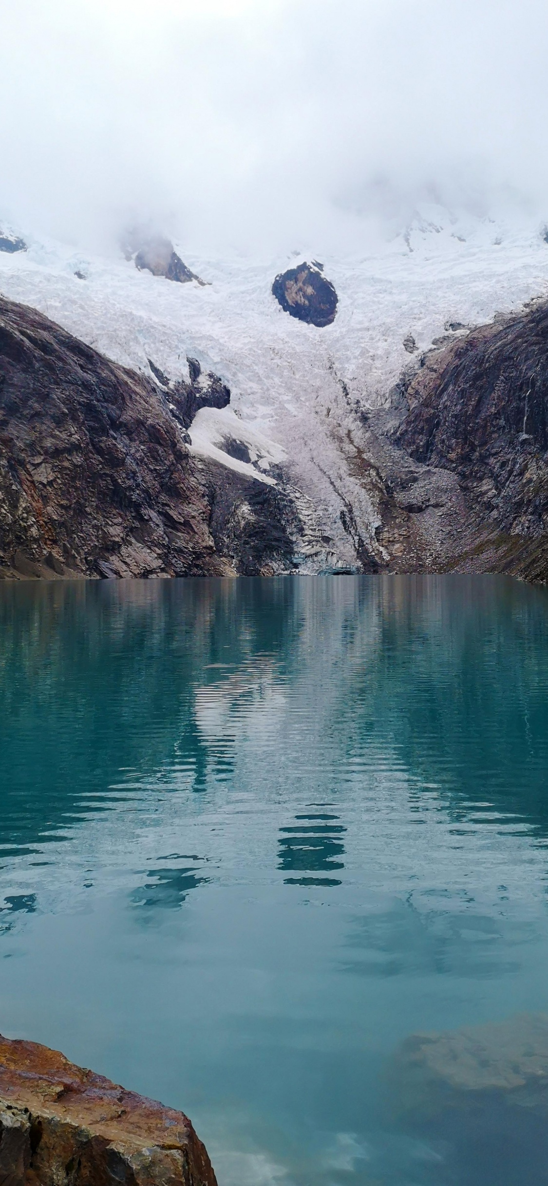 Обои арвайкуча, вода, гидроресурсы, снег, облако в разрешении 1125x2436