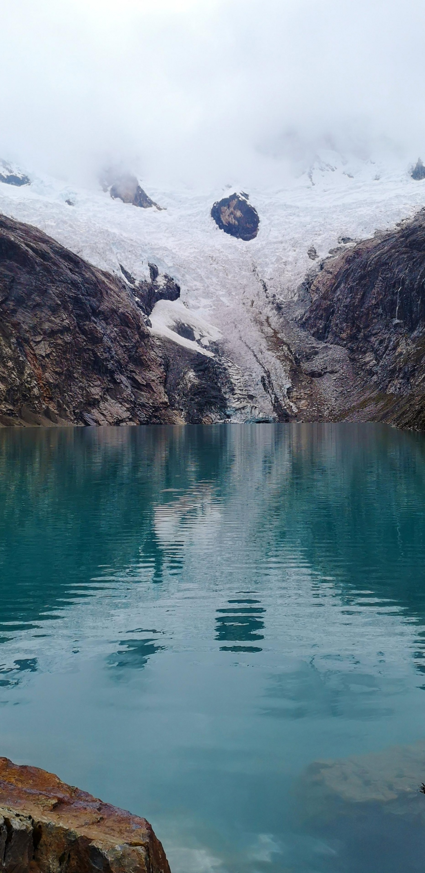 Обои арвайкуча, вода, гидроресурсы, снег, облако в разрешении 1440x2960