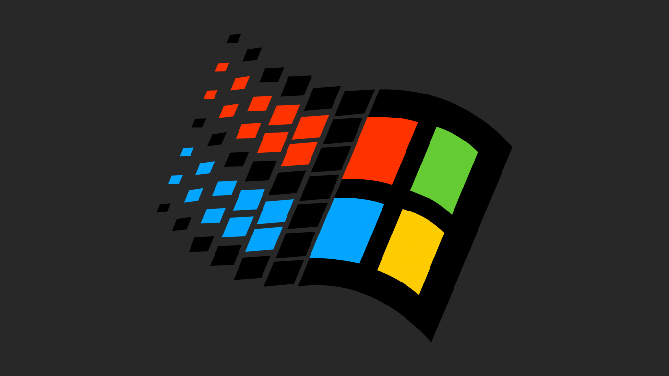 Обои windows, рабочая станция Windows NT, окна NT 4 0, ОС Windows NT с, microsoft windows в разрешении 1366x768