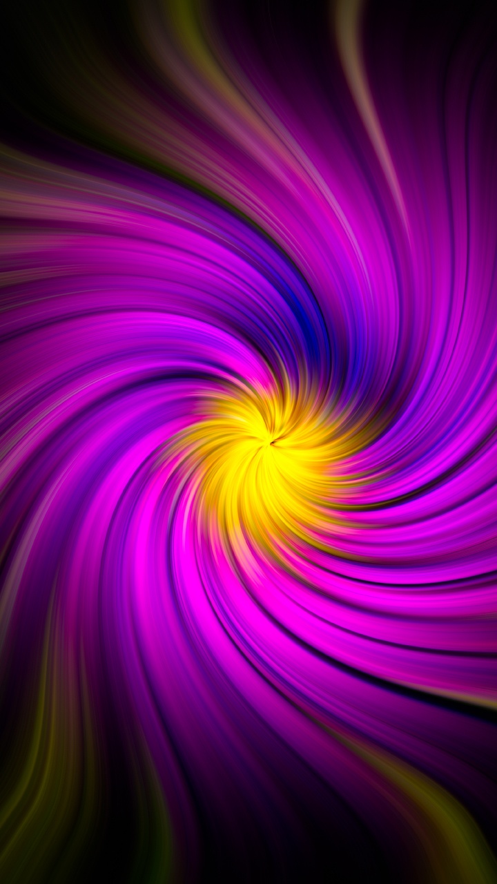 Обои вихрь, графический дизайн, свет, спецэффекты, фрактальное искусство в разрешении 720x1280