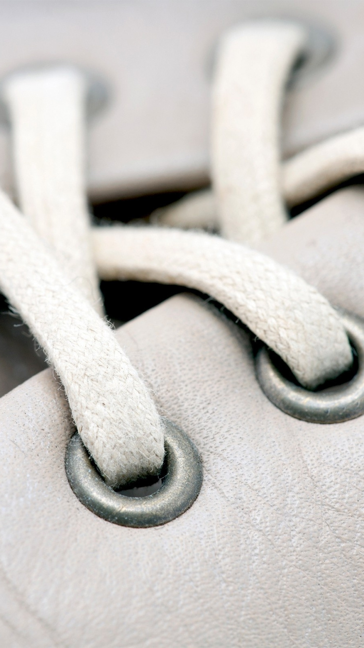 Обои шнурки, башмак, кеды, цвет беж, nike в разрешении 750x1334